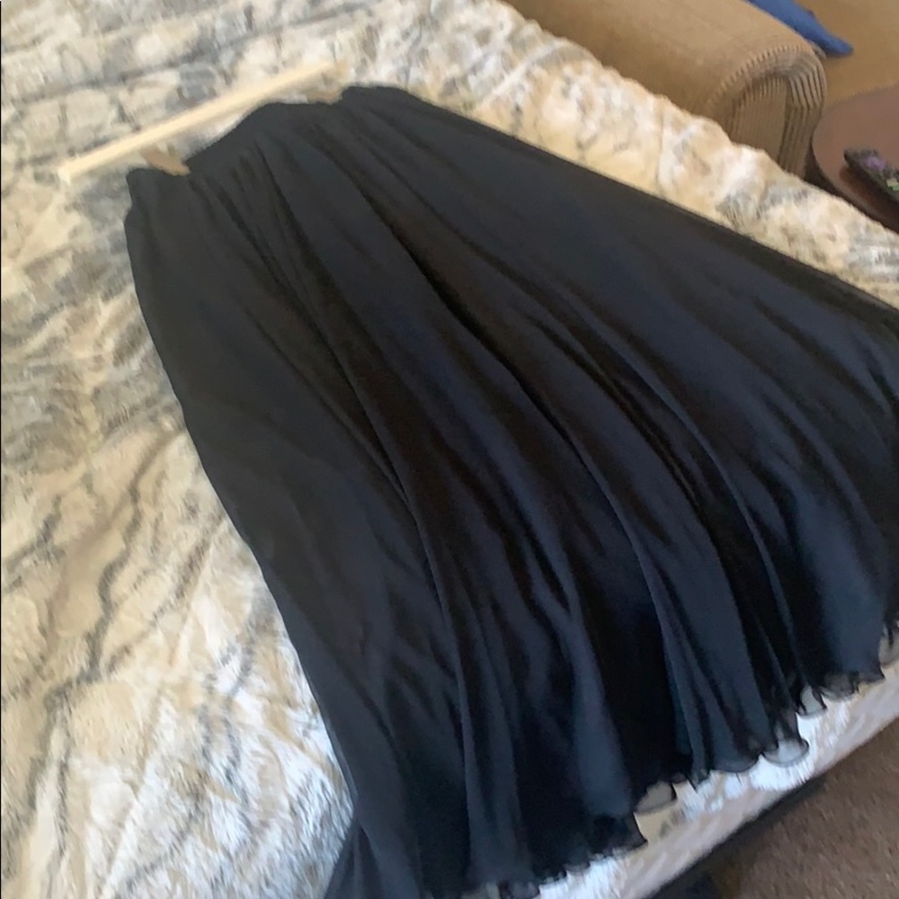 Black Full Length Skirt